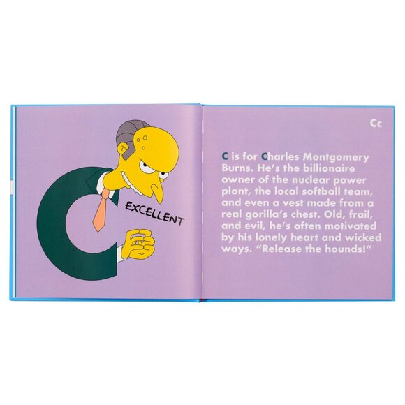 BRAND NEW THE SIMPSONS BOOK (HARDCOVER) LEGENDS ALPHABET BOOK FOR ALL AGES - Picture 3 of 6